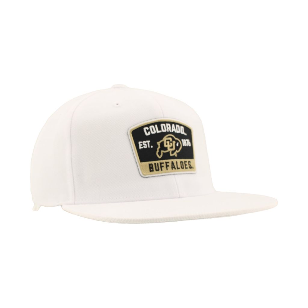 Colorado Buffaloes NCAA Officially Licensed Fitted Hat M15Z Switchback White, Large