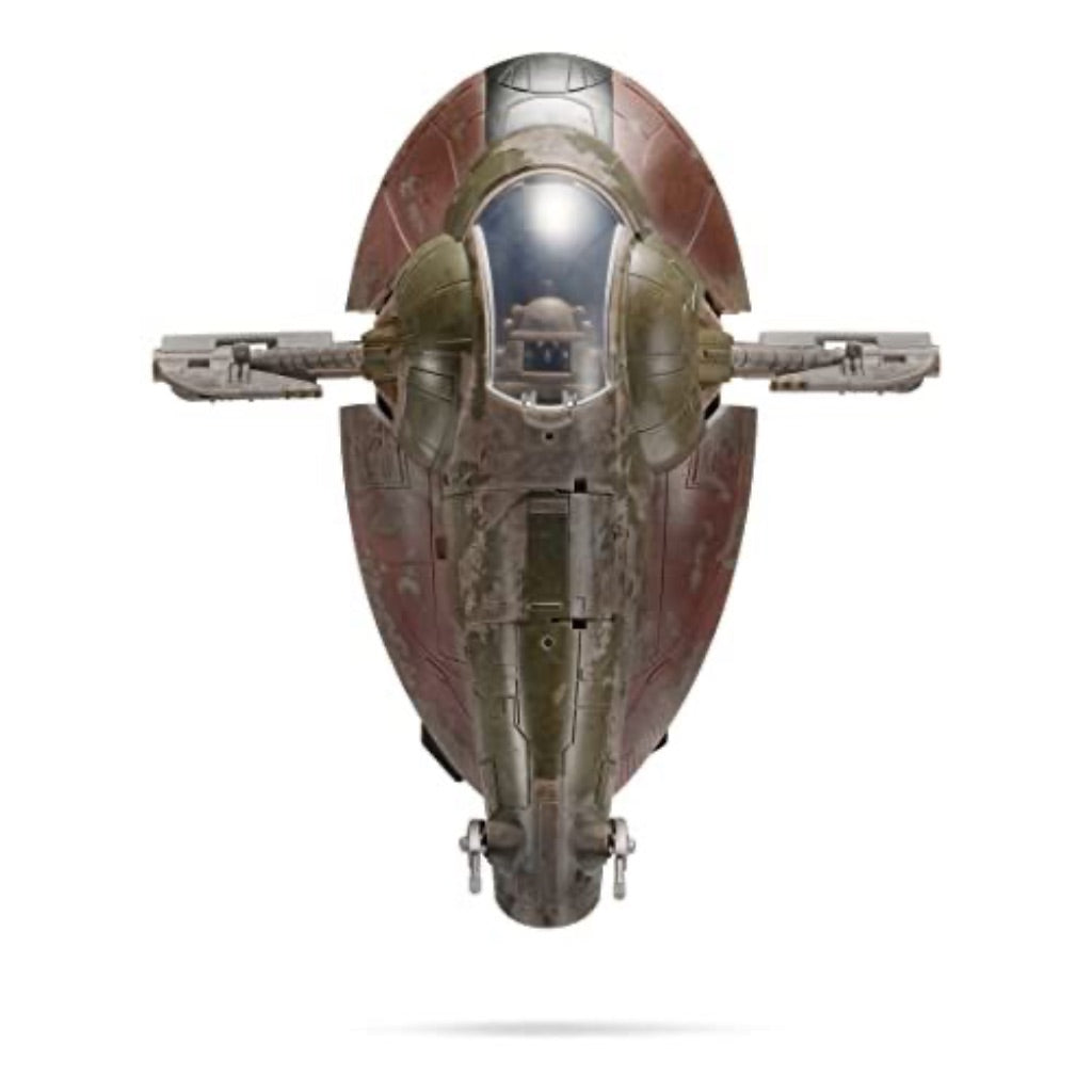 Star Wars Micro Galaxy Squadron Boba Fett’s Starship - 7-Inch Starship Class Vehicle with 1-Inch Boba Fett and Fennec Shand Micro Figure Accessories