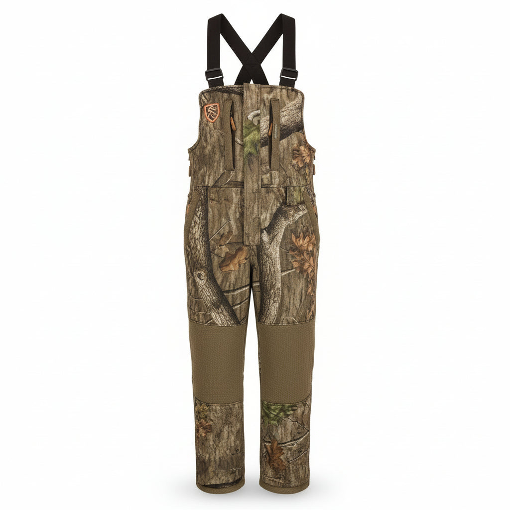 Drake Waterfowl Youth Silencer Bib with Agion Active XL, Realtree Timber - Size 10 Youth