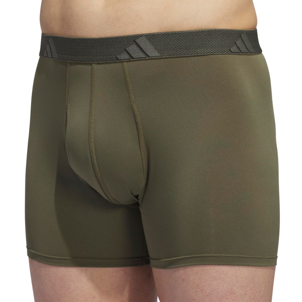 Adidas Men's Microfiber Trunk Briefs (3-Pack), XXL