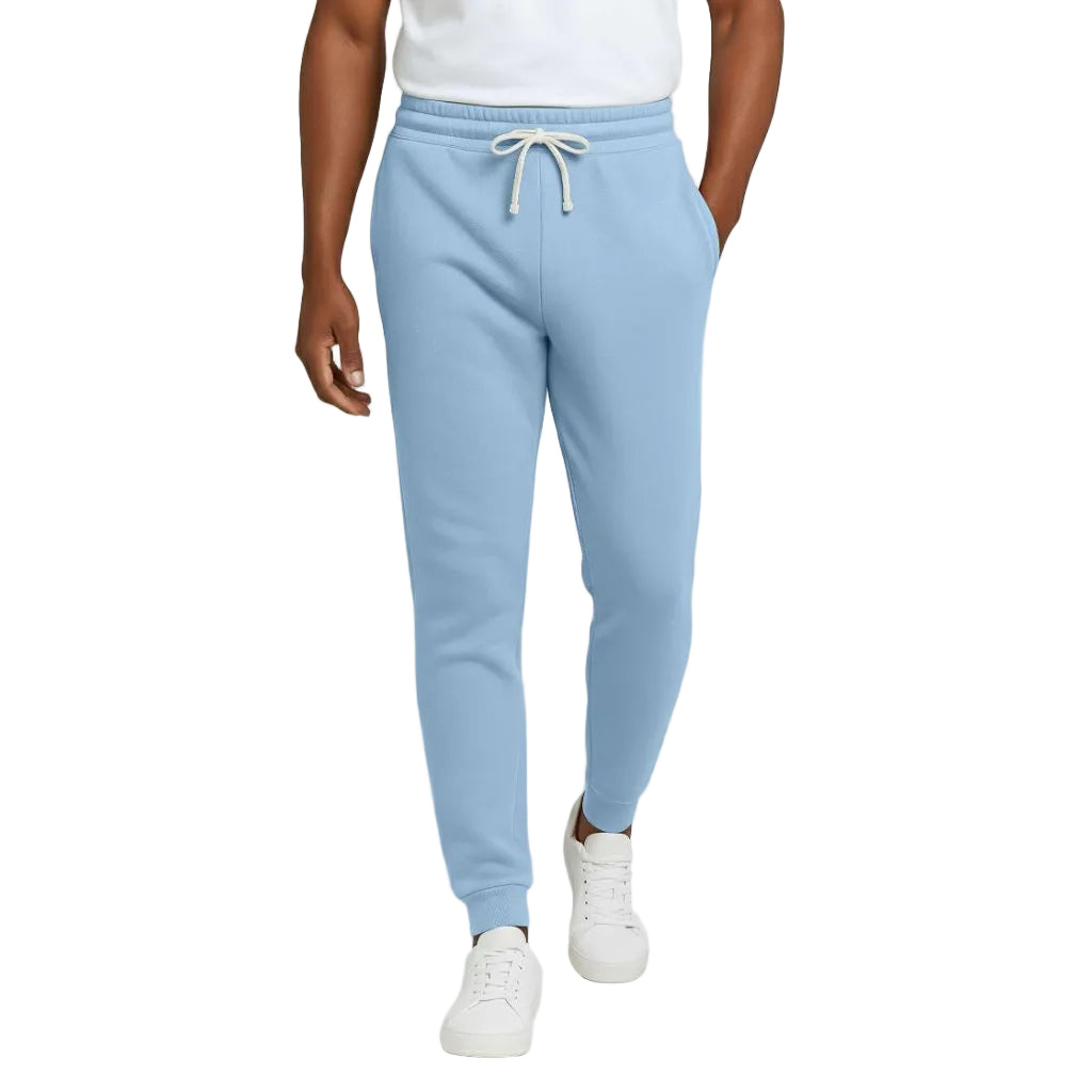 Real Essentials 3 Pack: Men's Cotton Fleece Jogger Sweatpants - 3X Tall