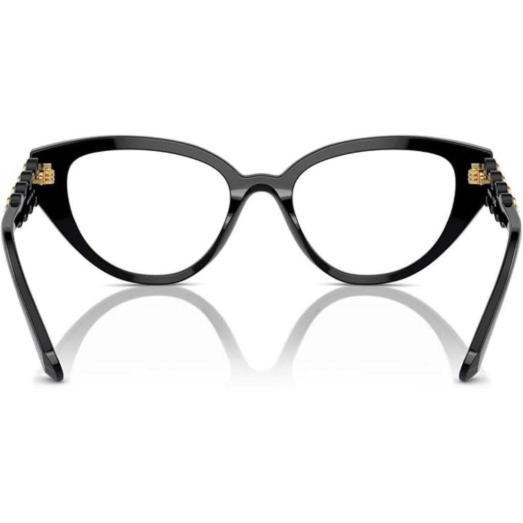 Swarovski Women's Sk2024 1002 Donna Cat Eyewear Frames - Black, 52mm