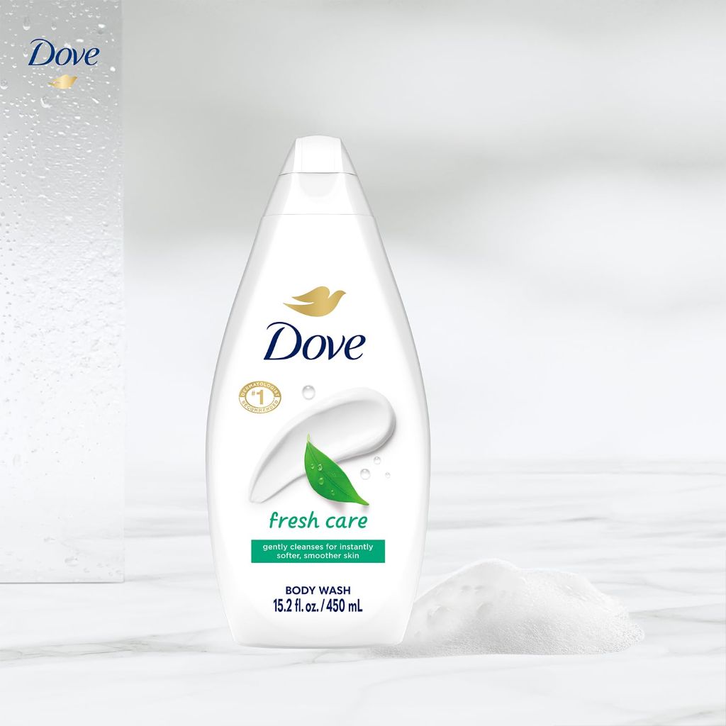 Dove Body Wash Revitalizing & Moisturizing Cleanser - Fresh Care, 15.2 fl. oz. (3 Pack)
