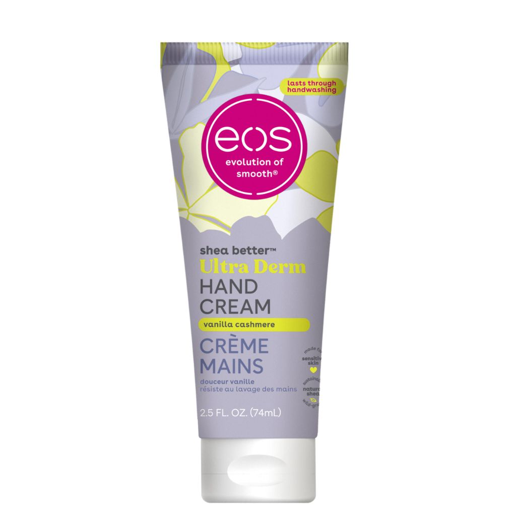 Eos Shea Better Hand Cream - Vanilla Cashmere Hand Lotion | Instant Hydration + Lasting Protection | 2.5 oz