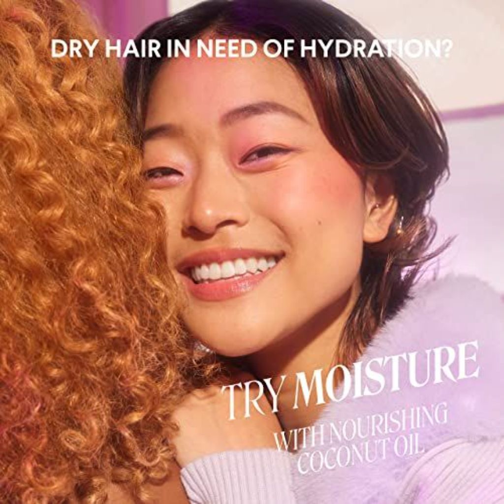 MONDAY HAIRCARE Moisture Shampoo + Conditioner Set for Dry, Coarse, Stressed, Coily & Curly Hair, Made from Coconut Oil, Rice Protein, Shea Butter, &