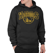Golden State Warriors NBA Monochromatic Arch NBA Adult Pullover Hooded Fleece, Black - size 3XL