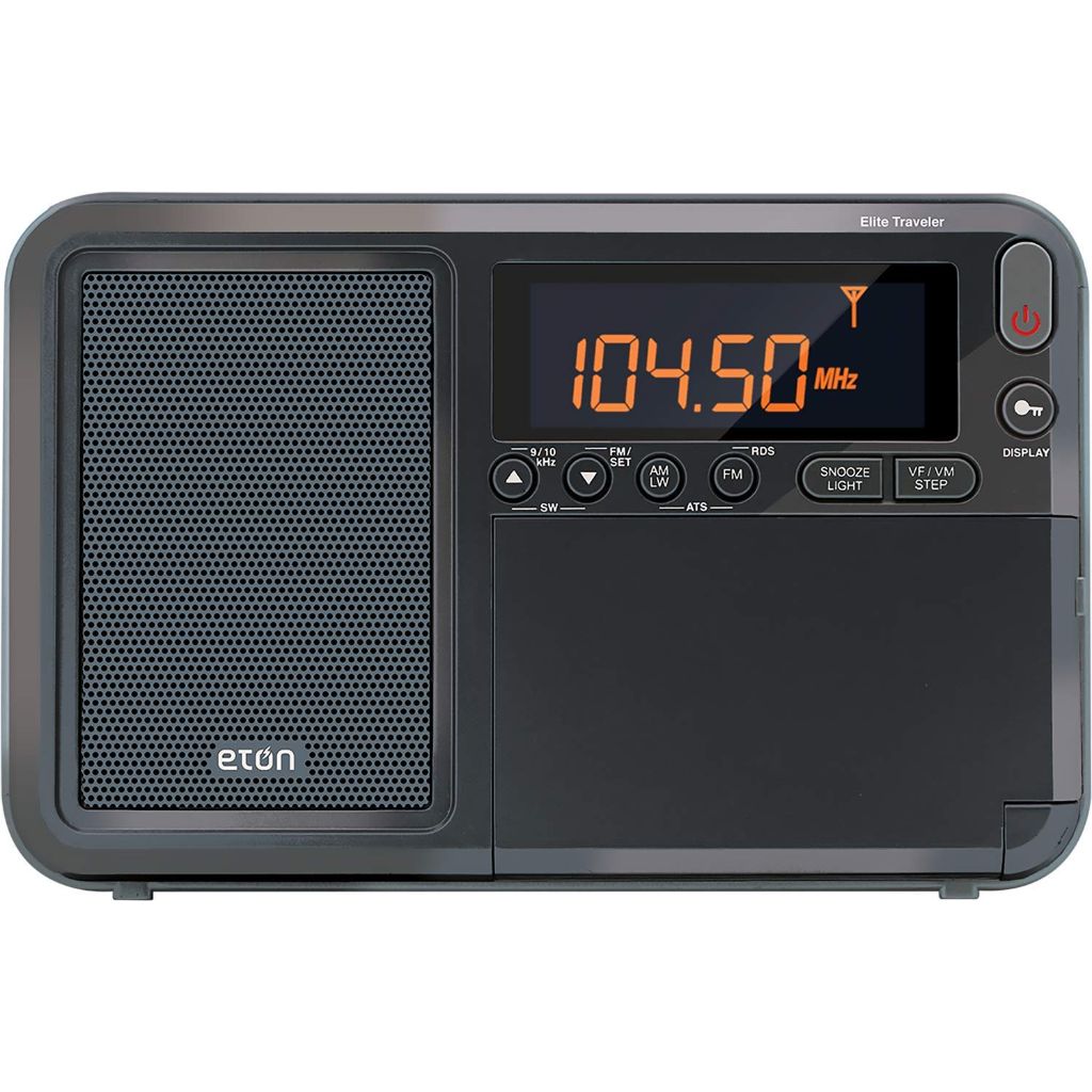Eton Elite Traveler AM/FM, Longwave, Shortwave Radio with RDS, with High-Contrast LCD
