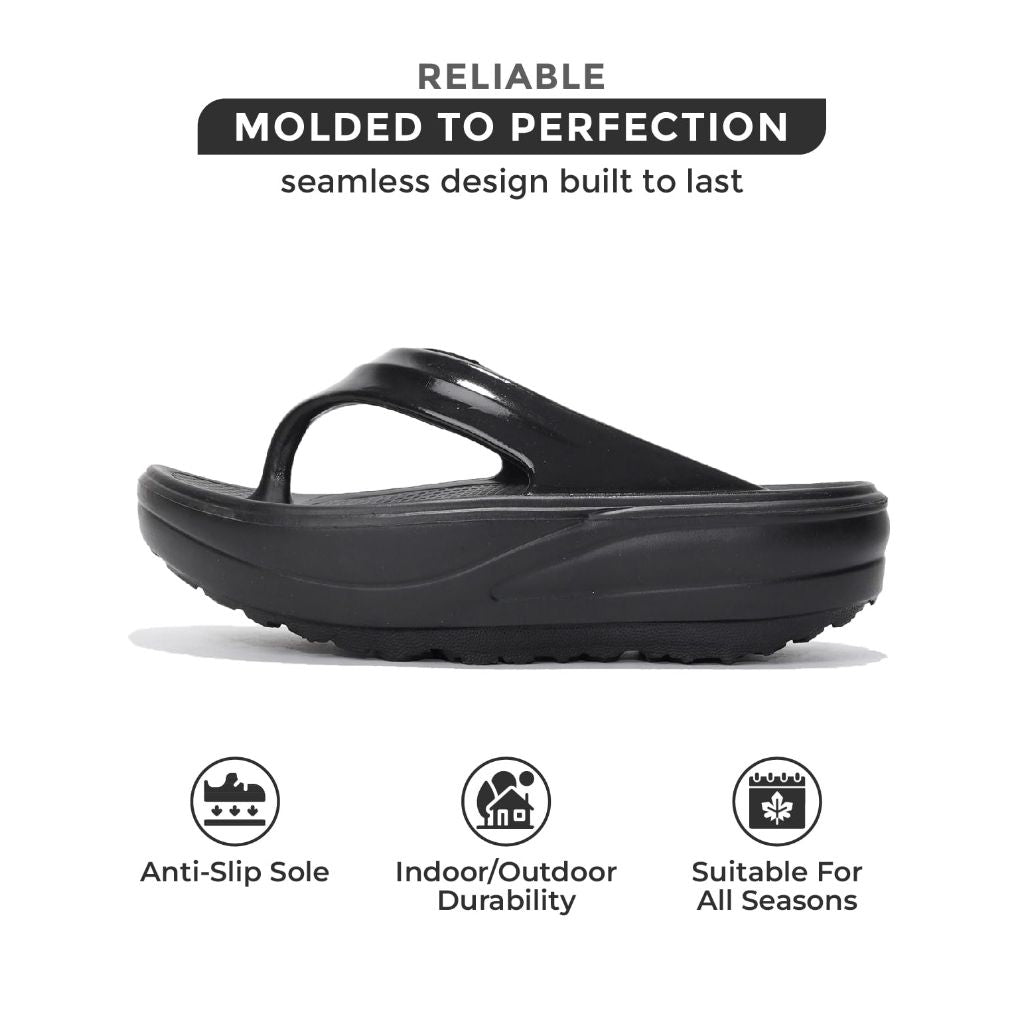 SZ 7, Project Cloud Flip Flops for Women Footwear - (Abra, BLK,)
