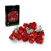 LEGO Icons Dozen Roses ABS Plastic Multicolor 822 Pc, 10328