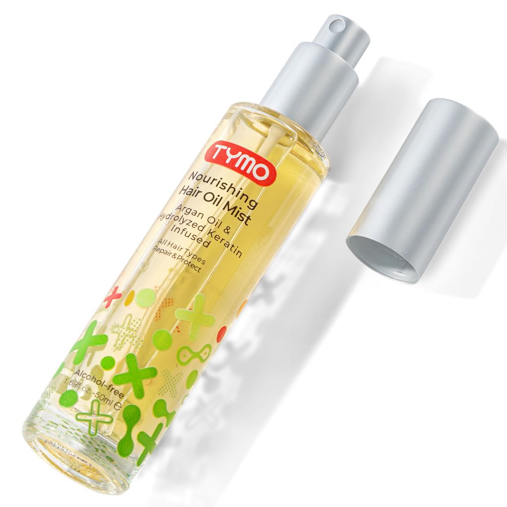 TYMO Argan Hair Oil Spray - Hydrating Natural 6 Blend Oil - 1.69 fl. oz.