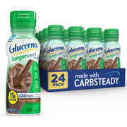 Glucerna Hunger Smart Diabetes Care Shake - Ready to Drink, 10 fl oz Bottle, 24 Pk,  Classic Chocolate