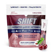 Real Ketones BHB Exogenous Ketones Drink Mix Packets - 30 Count Black Cherry