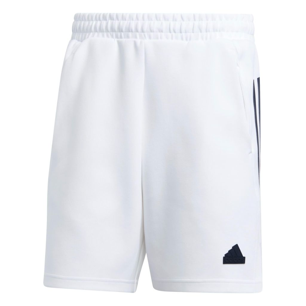 Adidas Men's Future Icon 3 Stripes Short, White/Black, Medium