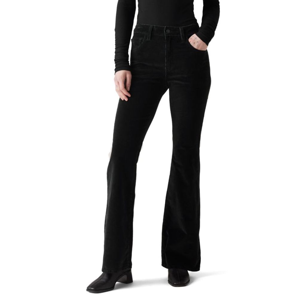 Levi's Women's 726 High Rise Flare Jeans, Caviar, 30 Regular
