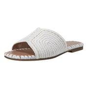 Marc Fisher LTD Women's Nottie Sandal, Ivory 150, (Size 11)