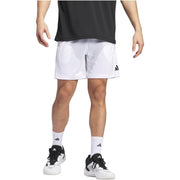 Adidas Men's Badge of Sport Basketball Shorts, 9" Inseam, Size: XS, White/Black