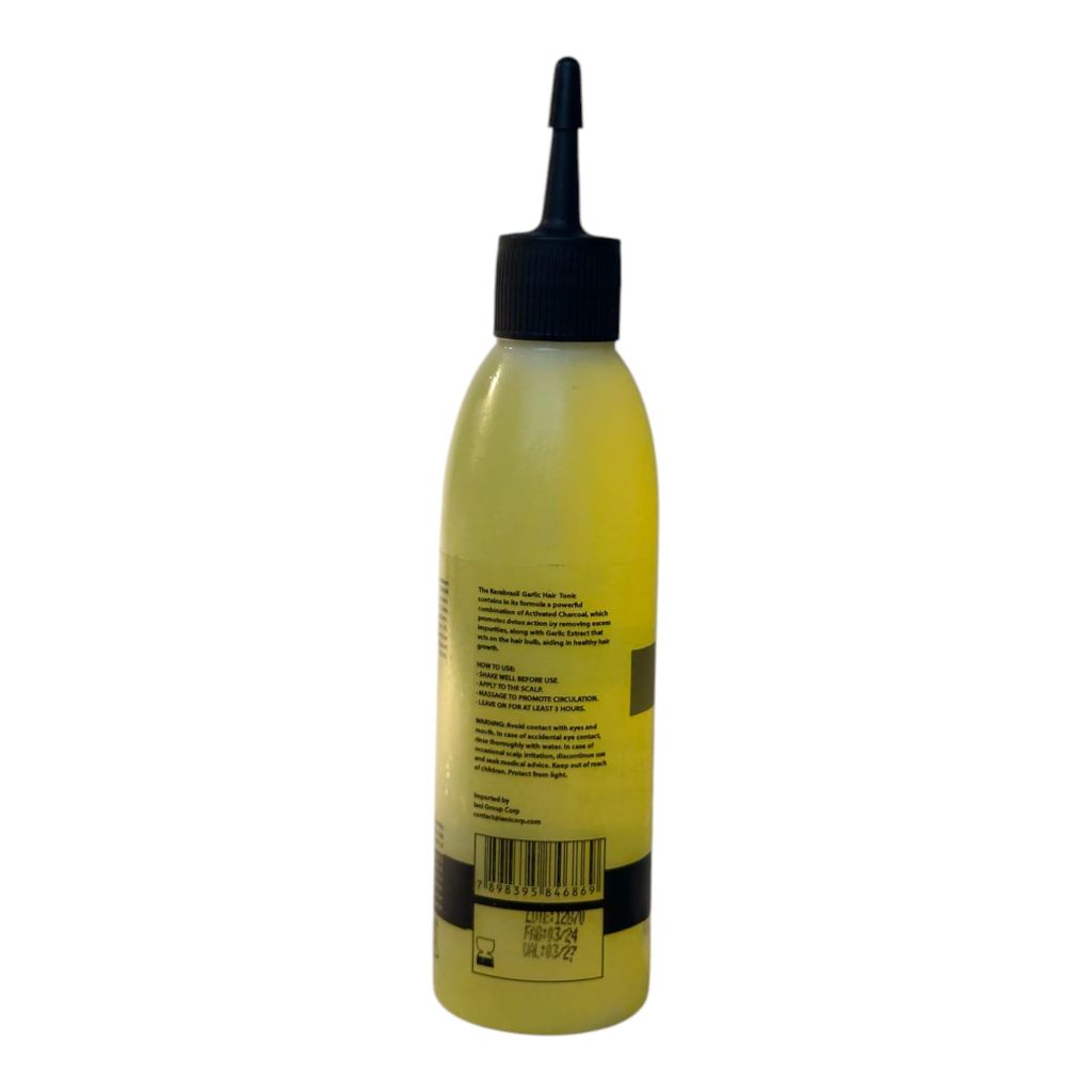 KERABRASIL Hair Toner with Garlic Extract | Strengthen | Regulates Oiliness | Detoxify & Stimulate Hair Growth | 3.38 oz (100ml), Yellow