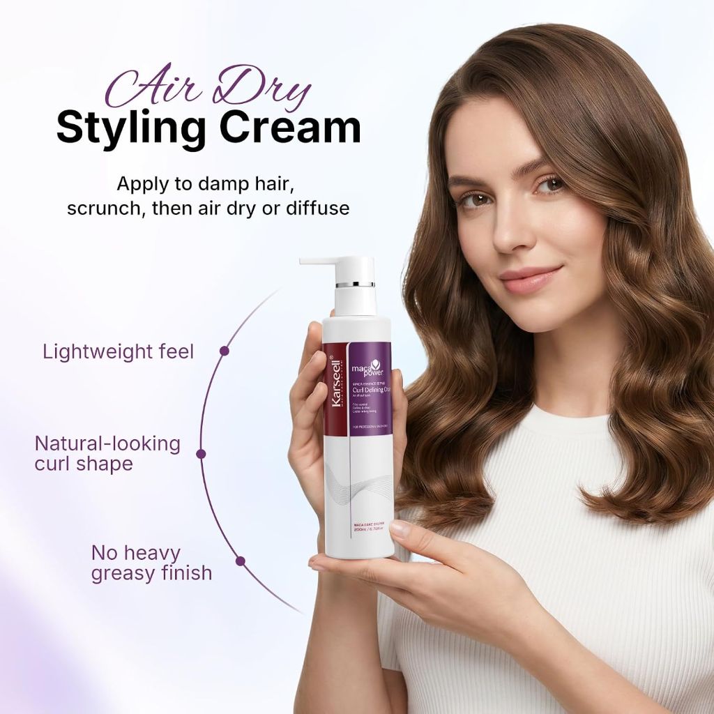 Karseell Curling Perfection Curl-Defining Cream essence (6.78oz）