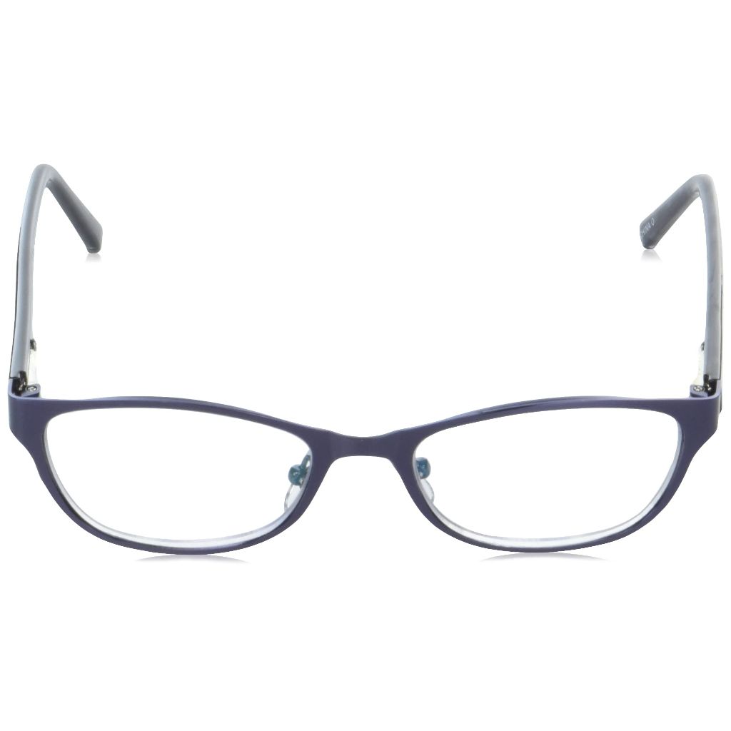 Foster Grant Charlsie Multifocus Reading Glasses, Satin Navy/Transparent, 1.75 x
