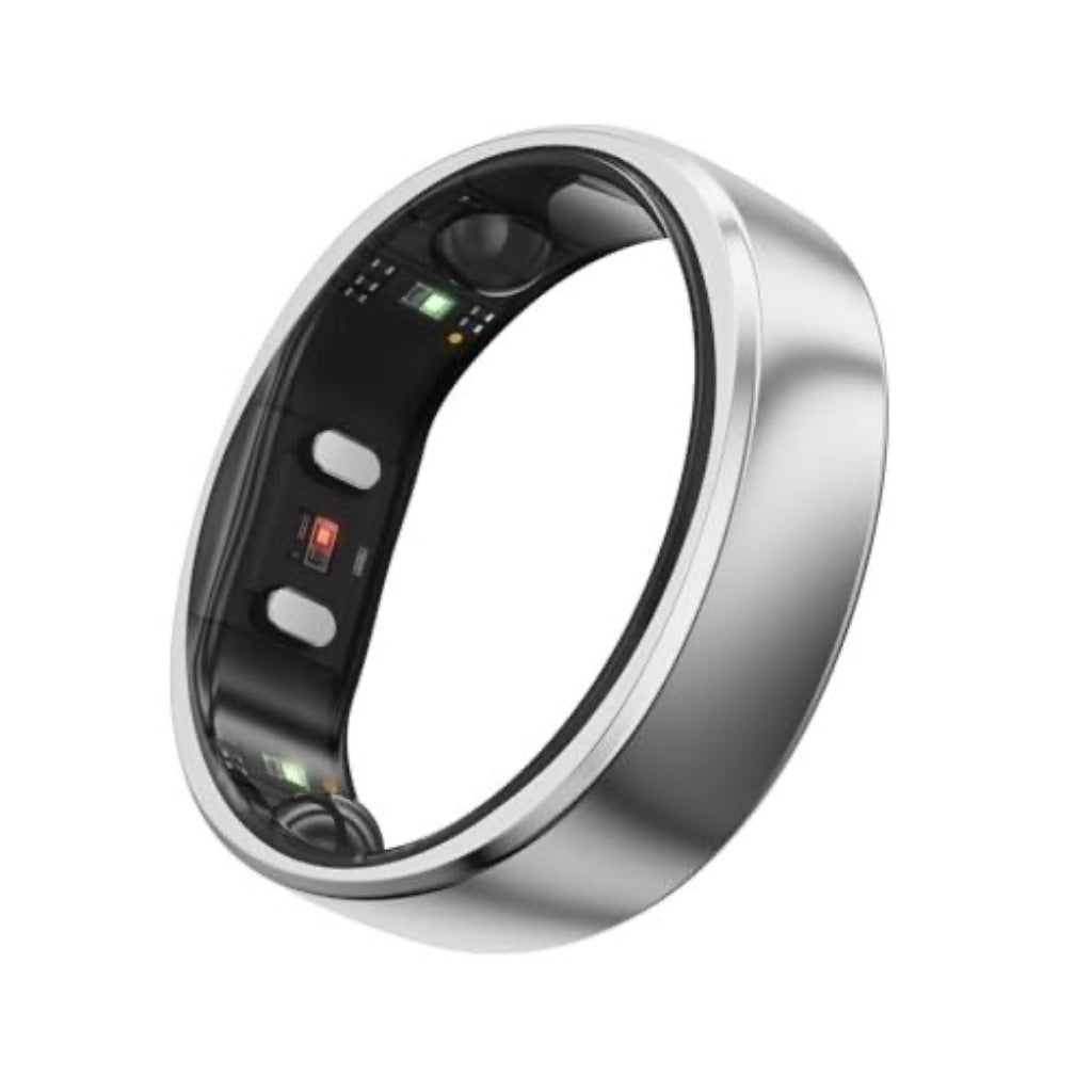 RingConn Gen 2 Smart Ring Health Tracker, Future Silver - Size 14