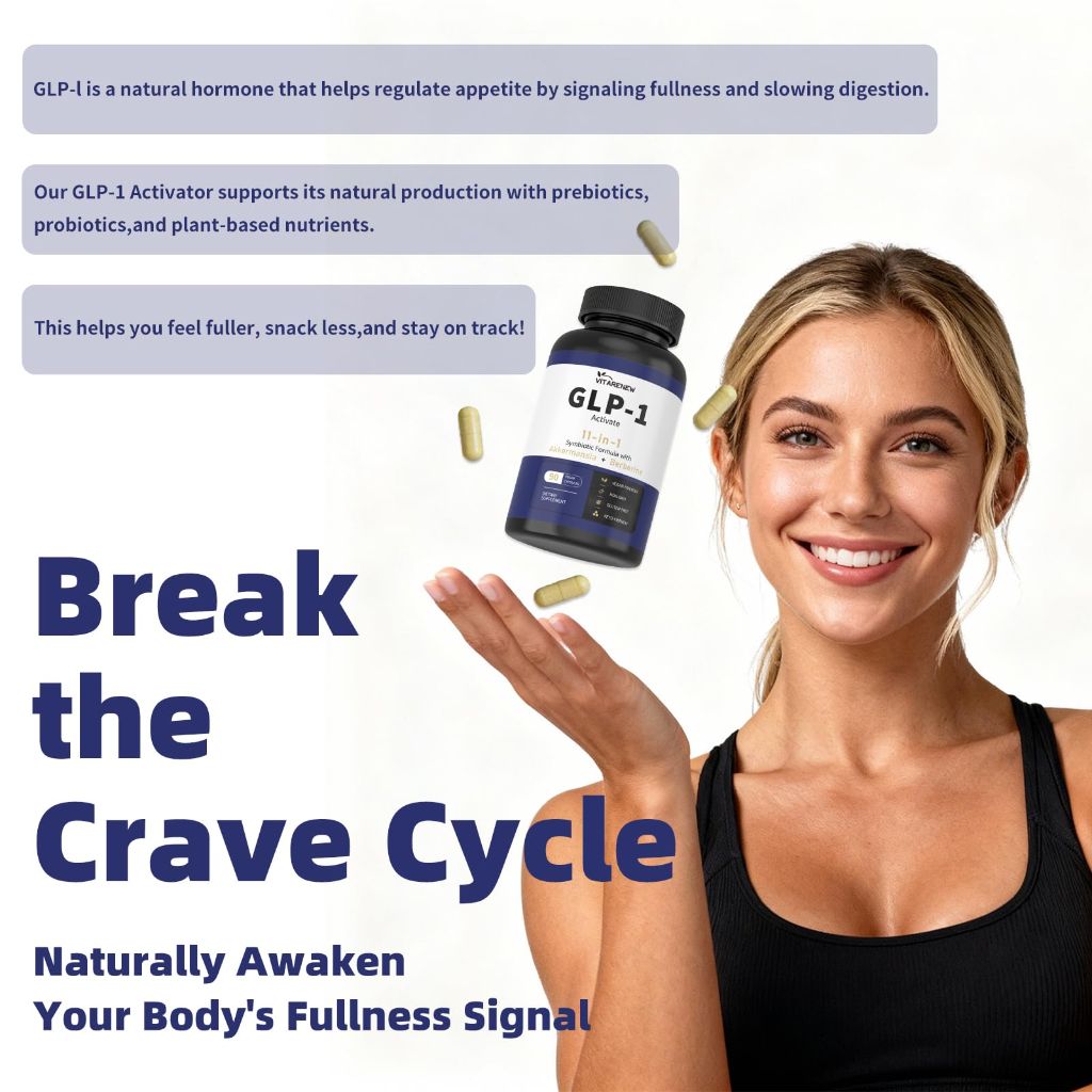 VITARENEW GLP-1 Supplement (90 Capsules)