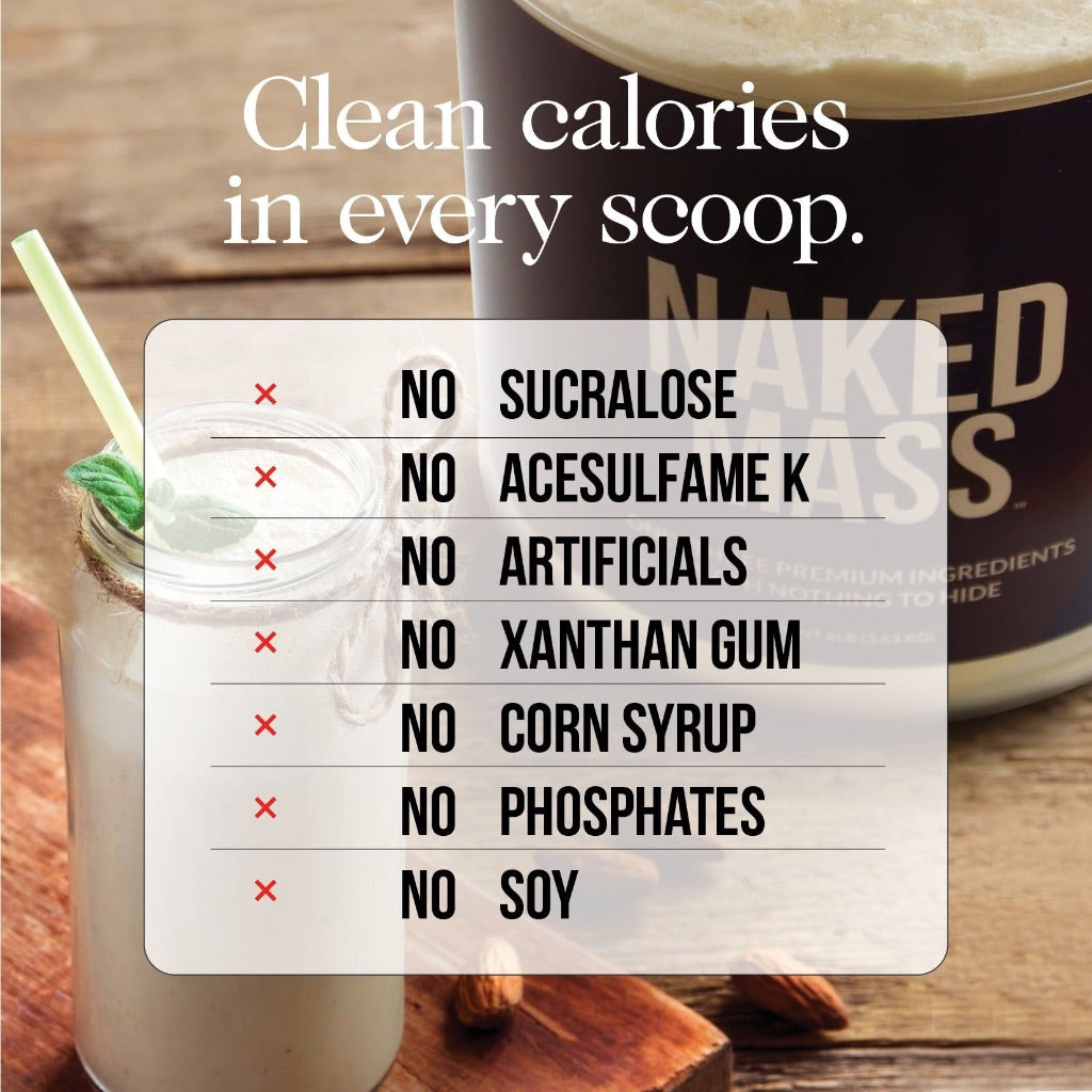 Naked Mass Weight Gainer Protein Powder - Vanilla, 8lb.