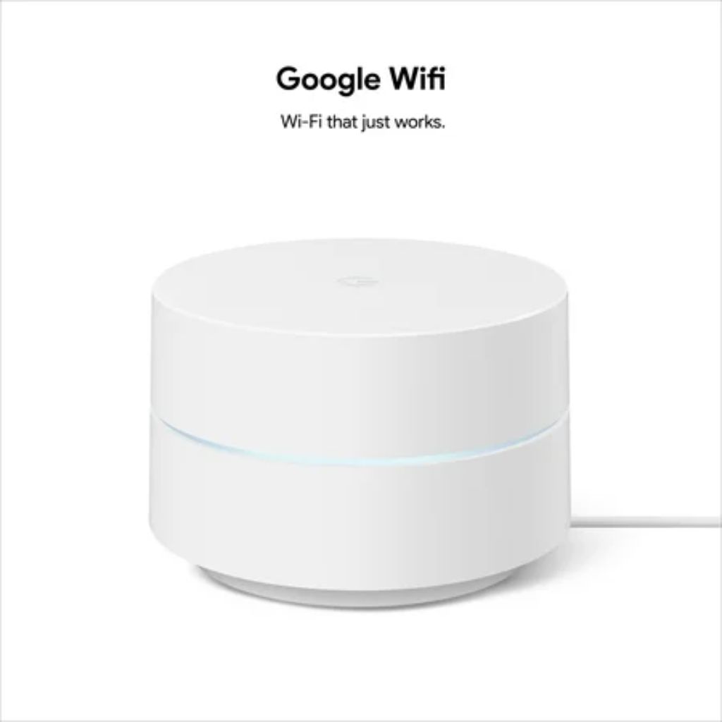 Google Wi-Fi AC1200 Mesh Wi-Fi System for Up to 1500 Sq Ft Coverage - Single