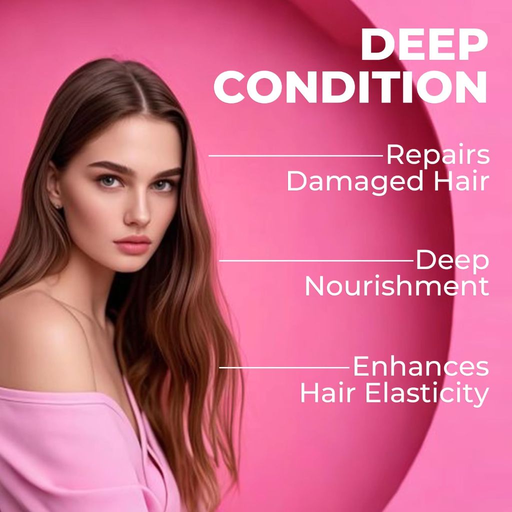 SAISZE Collagen Hair Mask for Dry Damaged Hair, 8.45 Oz