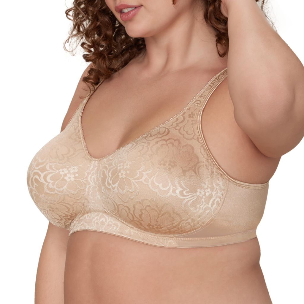 SZ 40DD PLAYTEX Women's 18 Hour Ultimate Lift and Support Wire Free (Us4745), Nude