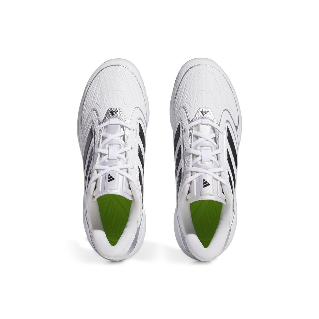 adidas Women's Adizero Purehustle 3 Softball Cleats - White/Black/Silver Metallic, Size 12.5