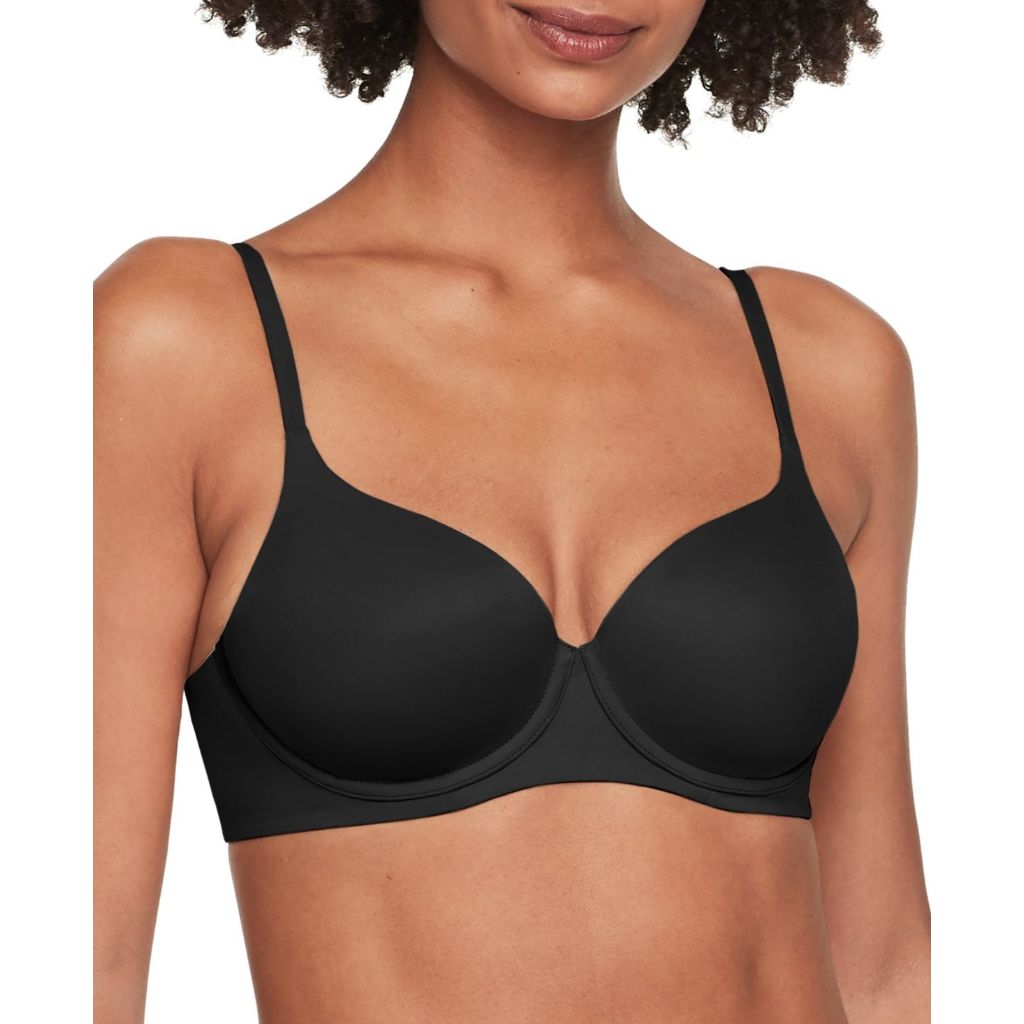 Warner's Women's Cloud 9 Easy Size Underwire T-Shirt Bra RA1051A - Black, Small
