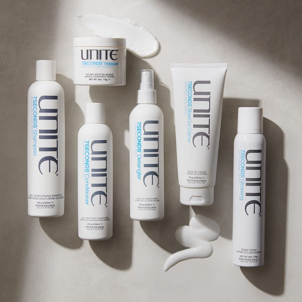 UNITE Hair – 7SECONDS BlowOut Crème – Lightweight Styling Cream to Extend Blowouts – 7 Fl Oz