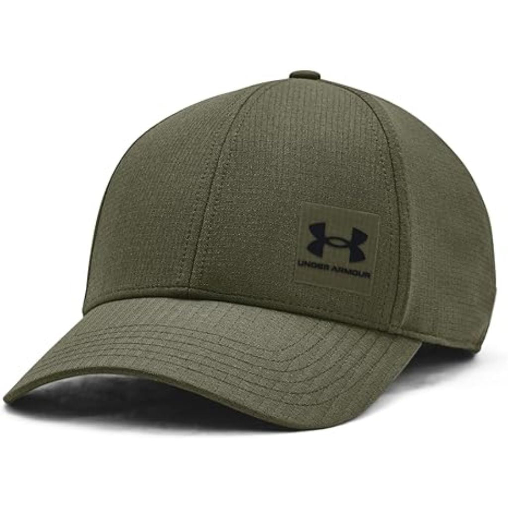 Under Armour Unisex Adult Iso-Chill ArmourVent Stretch Fit Hat - Marine OD Green, L/XL