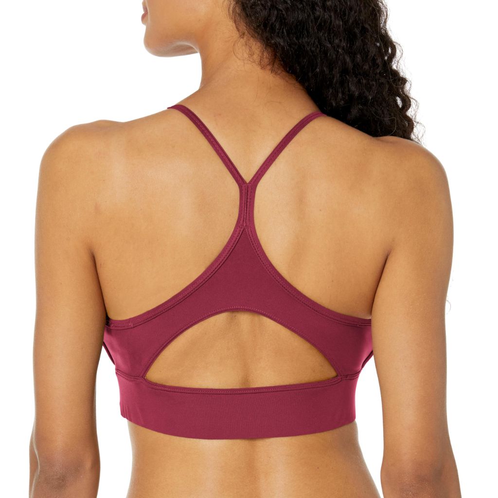 Reebok Women's ID Workout Ready Sports Tri-Back Bra, Classic Maroon, XS
