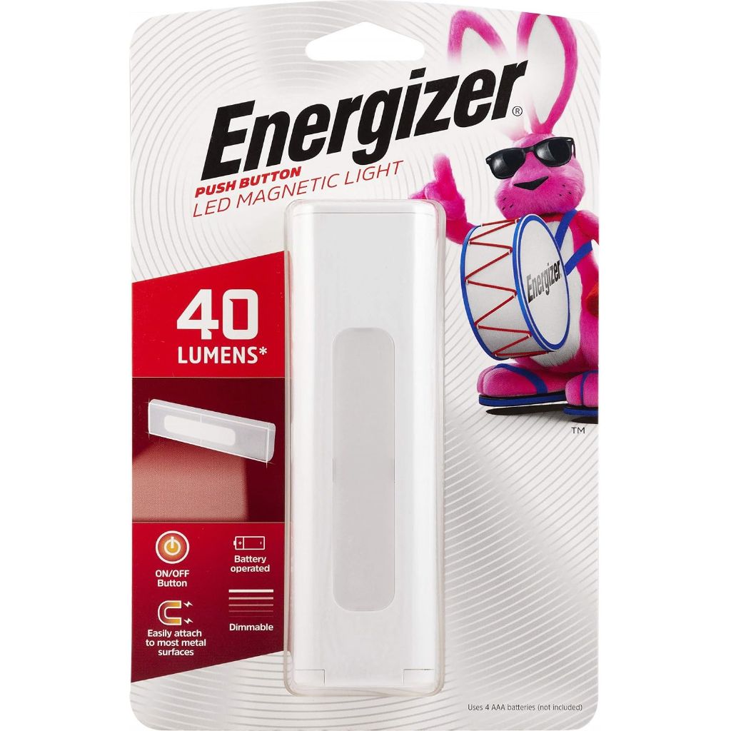 Energizer LED Under Cabinet Light, Motion Activated, Battery Powered Lights, Wireless, Dimmable, 40 Lumens, 2 Pack 84772