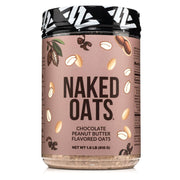 Naked Oats - Chocolate/Peanut Butter Overnight Oats, 20g Grass-Fed Protein, Gluten-Free Oatmeal Instant Breakfast 1.8LB