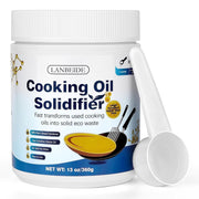 Cooking Oil Solidifier, Transforms Used Cooking Oil to Solid - 13oz