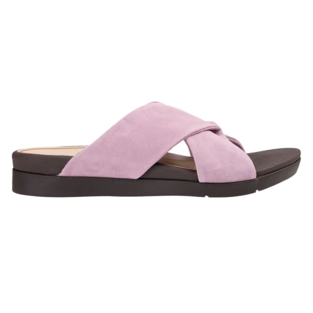 REVITALIGN Women's Riviera Slide Sandal, Mauve Shadow - Size 5.5