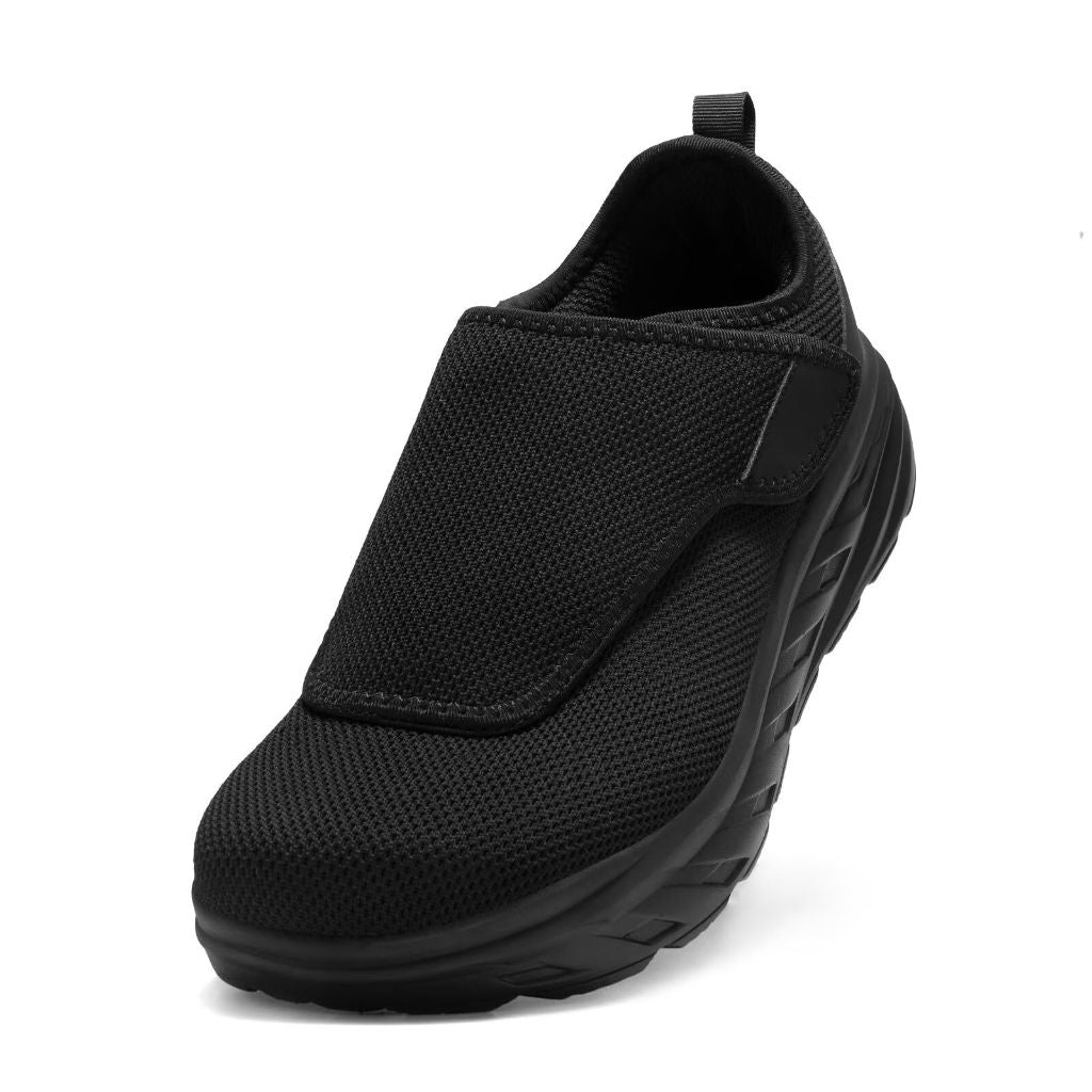 SZ 9.5, Women's Orthopedic Diabetic Extra Wide Width Toe Box | Black