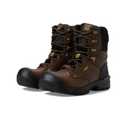 KEEN Men's Utility 8 Independence WP Boots - Dark Earth/Black, Size 10