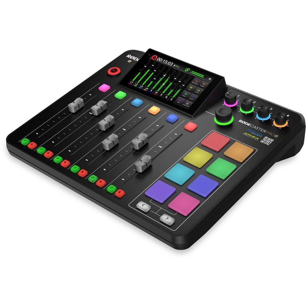 RODE Rodecaster Pro II Integrated Audio Production Studio - Black
