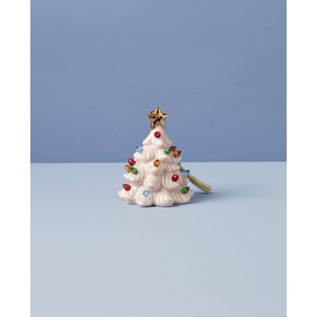 Lenox Treasured Traditions Pink Lit Tree Ornament