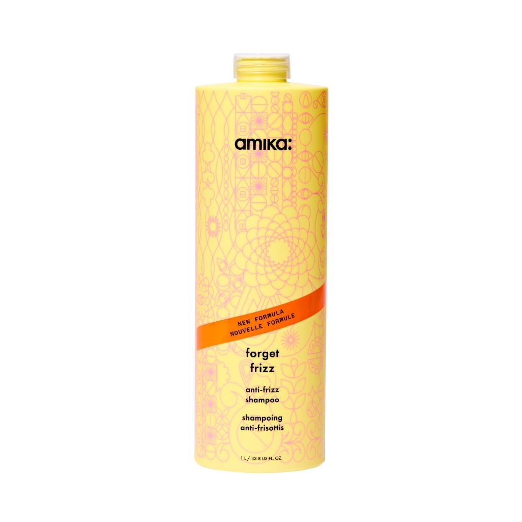 Amika forget frizz anti-frizz shampoo, 33.8fl oz.