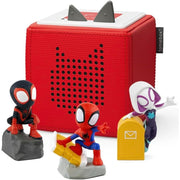 Toniebox 1 Bundle with Spidey, Ghost-Pider, and Spin - Red [Discontinued]