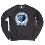 Memphis Grizzlies NBA Officially Licensed Tri-Blend Crewneck Sweatshirt Black, Medium