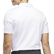 Adidas Men's Beyond Textured Polo Shirt, White, Small