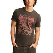 Lucky Brand Men's Grateful Dead Floral Graphic Tee, Jet Black, X-Large