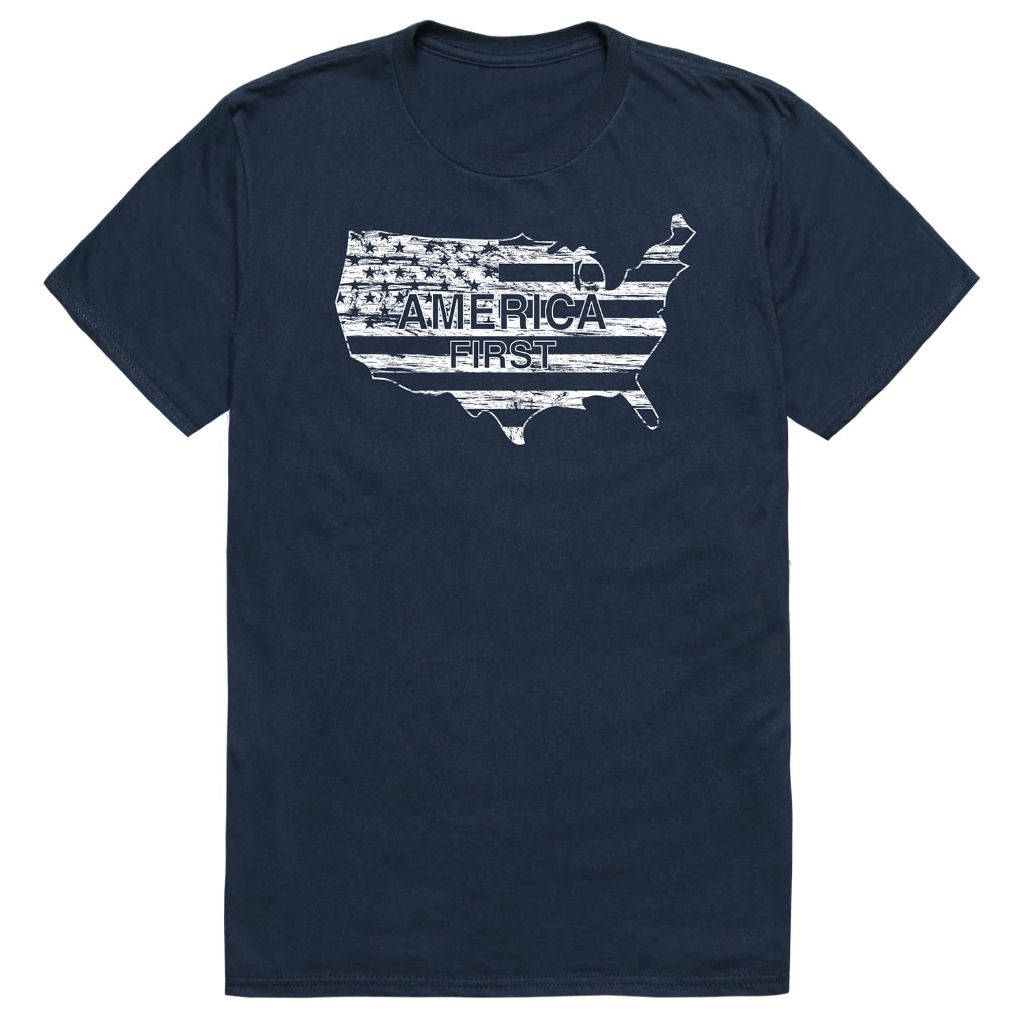 Rapiddominance America Navy T-Shirt Size XL