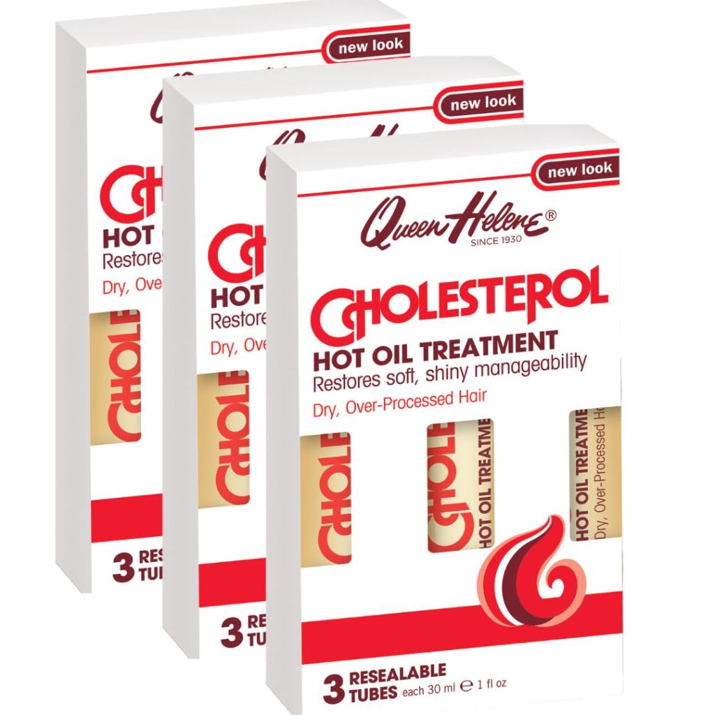 Queen Helene Cholesterol Hot Oil Treatment - 1 fl. oz. (3 Pack)