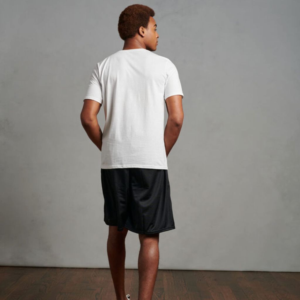 Russell Athletic Men's 9 Inch Mesh Shorts - Black, XXL